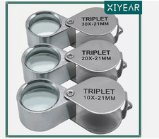 10-30X Jeweler's Glass Magnifying Loupe-Eye Magnifier for Jewelry, Coin, Stamp