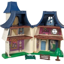 Vintage 1976 Hasbro Weebles Wobble Haunted House Doll House Playset