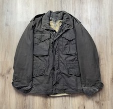 ORIGINAL 60s VINTAGE Vietnam War M65 Field Jacket with Hood Small Taxi Driver