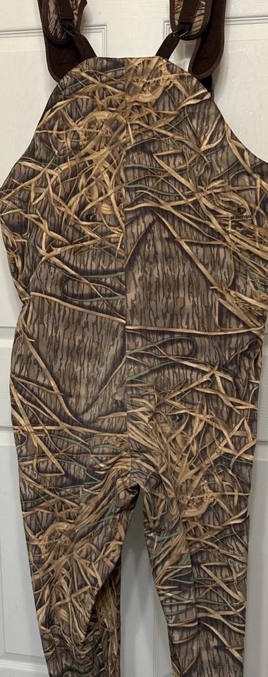 Cabella's Camo Chest Waders Dry-Plus Men's 9 Thinsulate Boots Shadowgrass - Image 3 of 4