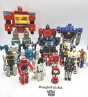 Vintage 80's G1 Transformers & KO Gobots Lot 16 Figures - As Is - Parts - Repair