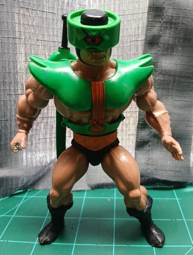 Vintage 1981 Masters of the Universe Tri-Clops Complete Figure w/New Leg Band