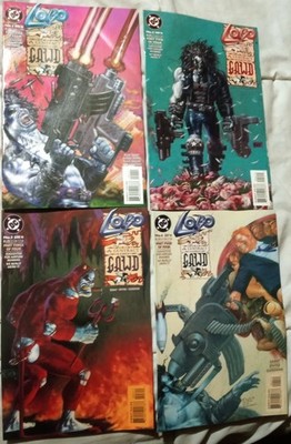 LOBO: A CONTRACT ON GAWD #1-4 COMPLETE SET ~ VF-NM 1994 DC COMICS ~ DWYER ART