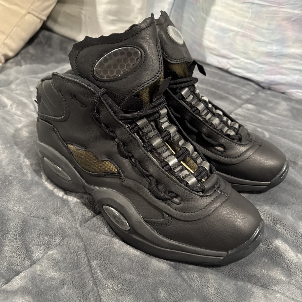 靴 Reebok Project O TQ MO Maison Margiela REEBOK X MAISON MARGIELA PROJECT 0 CC MO - BLACK – Undefeated