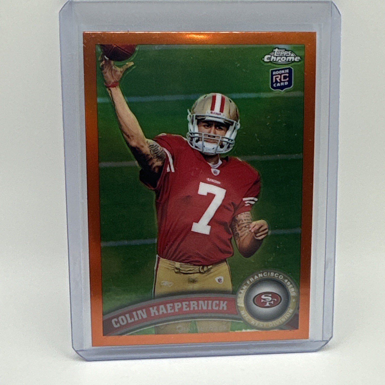 2011 Topps Chrome - Colin Kaepernick #25 Orange Refractor (RC)