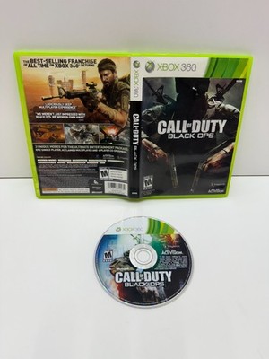 Call of Duty: Black Ops (Xbox 360, 2010) Game + Case