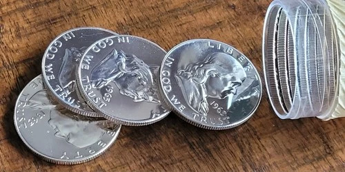 1963 PROOF FRANKLIN HALF DOLLAR ROLL / 20 COINS / SHARP ROLL GEM+