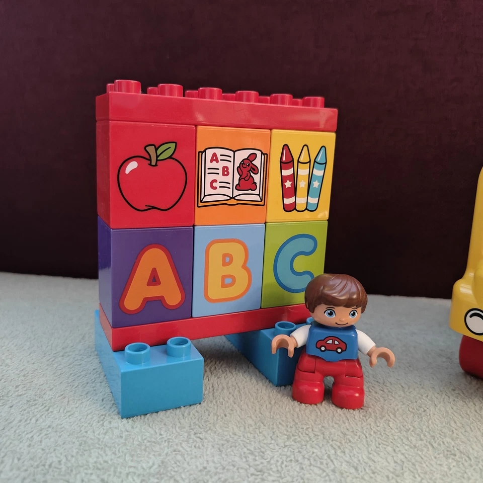 Duplo Lego 10603 - Mon Premier Bus - Complet - Ecole Enfants Chiffre Lettre - Photo 2/4