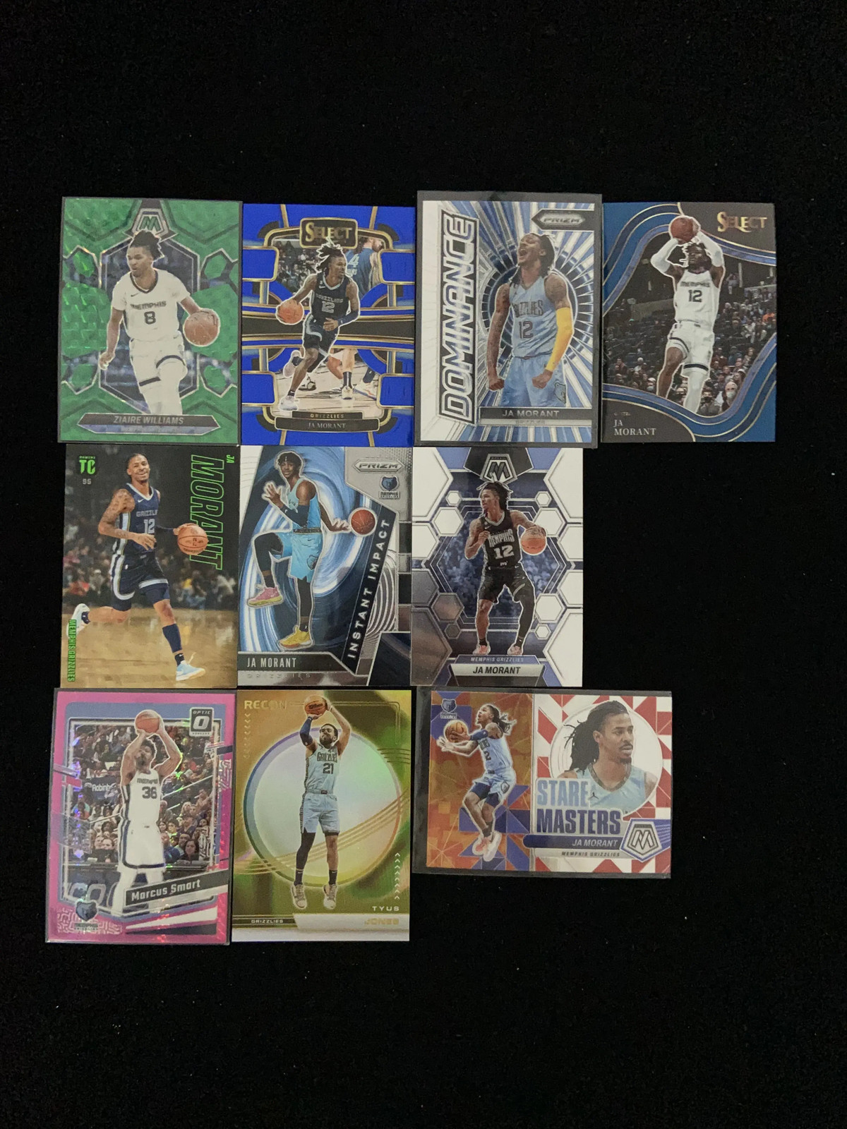 2023-24 Panini Ja Morant Smart Tyus Jones Ziaire Williams Grizzlies Lot*10 OC06