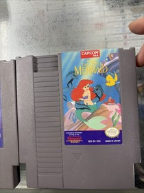 Mickey Mousecapade & Disney Little Mermaid NES Nintendo Bundle