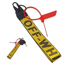 Webbing Keychain Wrist Strap with Key Ring for Car  Wallet Accessories