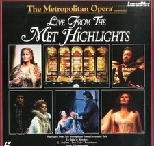LaserDisc James Levine  Others: Metropolitan Opera Highlights Japanese Import