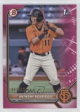 2022 Bowman Prospects Fuchsia Border 61/299 Anthony Rodriguez #BP-26 4pn
