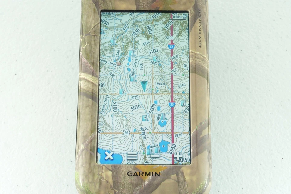 Garmin Montana 610t GPS w/ Maps Upgrade TOPO U.S. 24K High Detail Topographic - Image 3 of 4