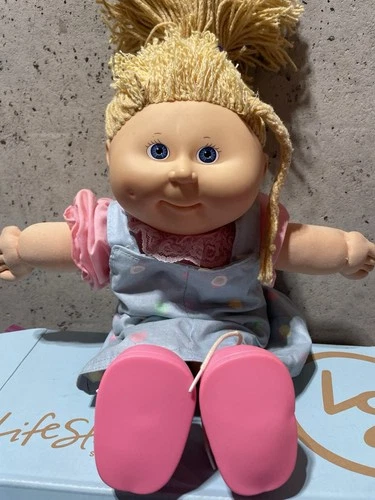Vintage Hasbro 1990 First Edition Cabbage Patch Doll with Accessories