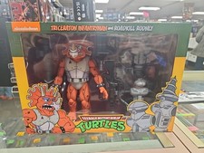 TRICERATON INFANTRYMAN ROADKILL RODNEY TMNT NINJA TURTLES NECA ANIMATED NEW