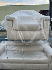 Crociale Power Recliner Chair – Electric Recline – Foam Seat – Light Fabric