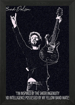 Brad Delson Framed Wall Art Poster Canvas Print Picture