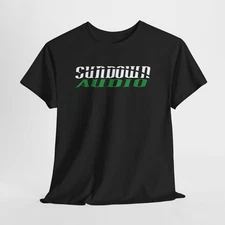 Funny Sundown Audio Logo T-shirt Made in USA Size S-5XL