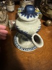 Antique Chinese Blue and White Porcelain Oil Lamp Old Lines — photo 5