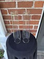 Antique Large Lot of Pyrex ALADDIN LAMP Lox-On Glass CHIMNEY's