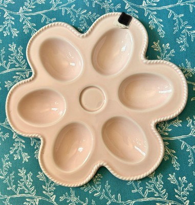 VTG Grasslands Road 44170 Egg Plate Pastel Pink. NOS NWT HTF Rare Piece