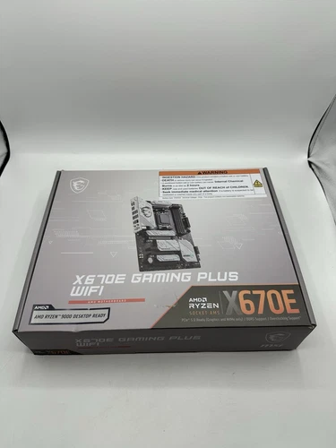 SEALED! msi x670e gaming plus wifi AMD Motherboard