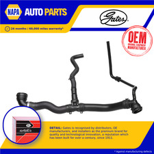 Radiator Hose fits SKODA OCTAVIA Mk2 2.0 Upper 05 to 13 CCZA Coolant Gates New