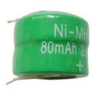 VARTA MEMPAC -  2V80H 2.4v NI-MH BACK UP BATTERY PCB Mount 2xV80h 2 PIN