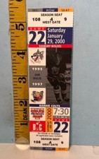 Jan. 9, 2000 Barrie Colts v Sudbury Wolves Hockey Ticket Stub Jan Bulis Cover