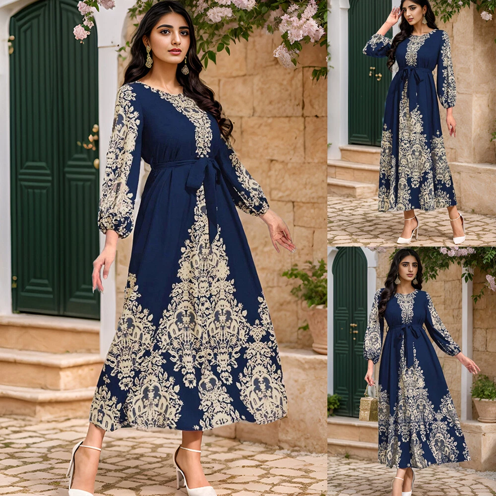 Long evening top kaftan dresses