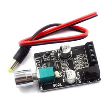 High power stereo Bluetooth 5.0power amplifier board knob adjustment with switch