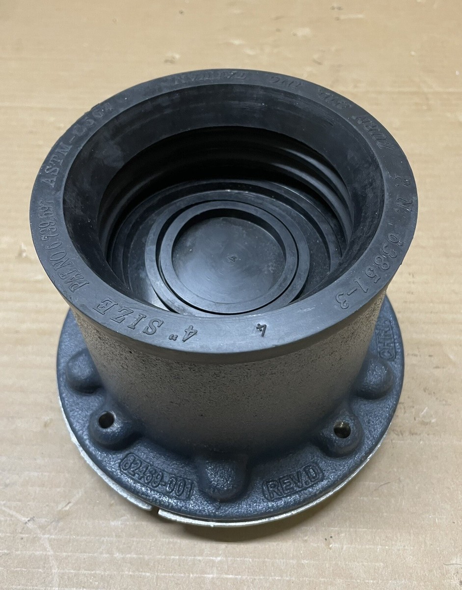 NEW Zurn 4” adjustable cast iron floor clean out assembly