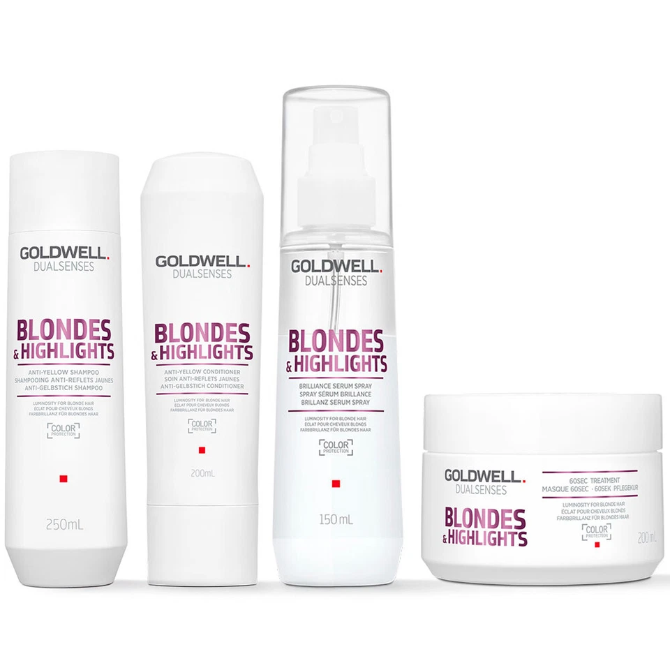 Goldwell Dualsenses Blondes & Highlights Anti-Gelbstich (Shampoo,Spülung,Maske,+