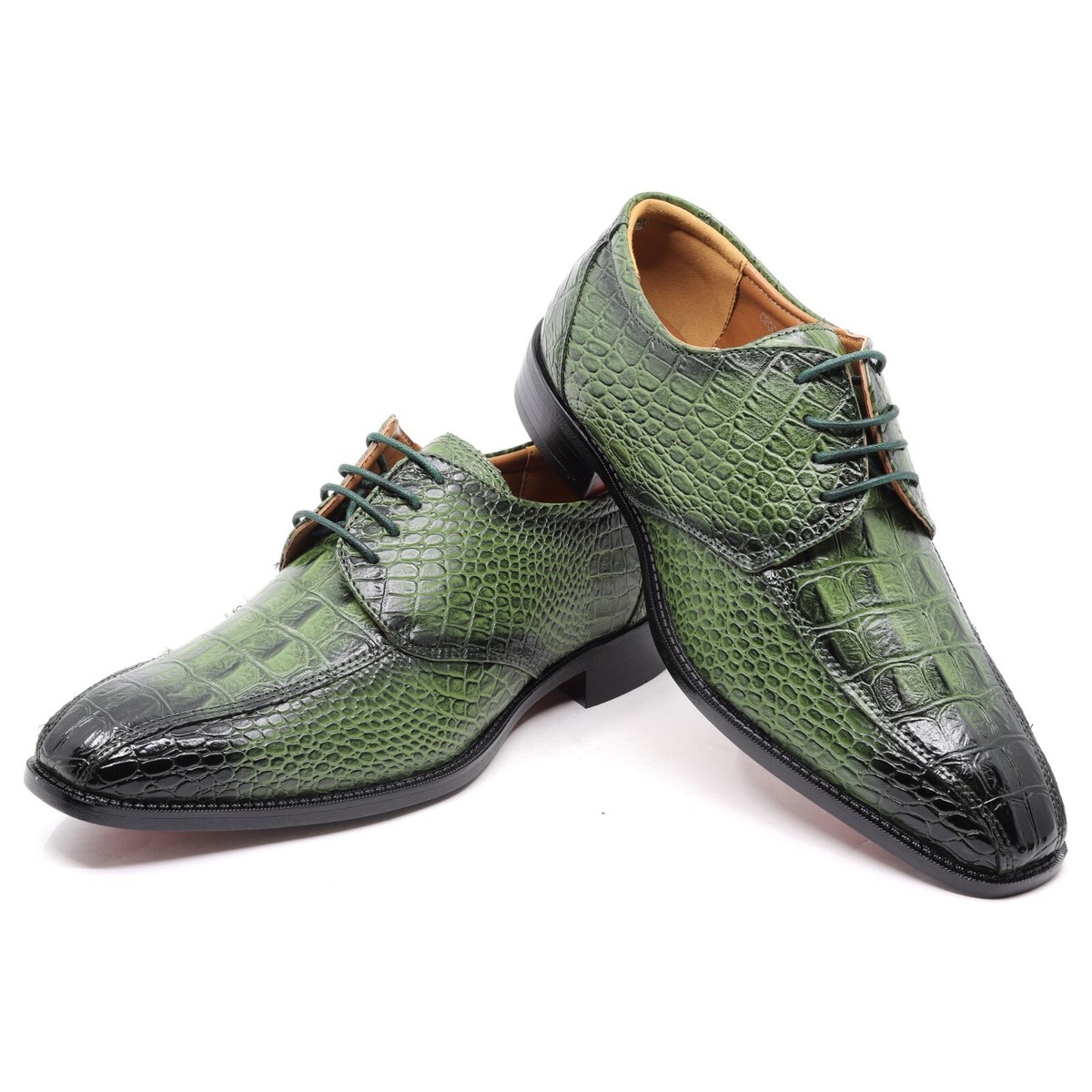 Lucky Mens Croco Lizard Print Genuine Leather Oxford Dress Shoes Men main image 2