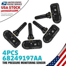 4Pcs 68249197AA High-quality Tire Pressure Sensor TPMS For Jeep Cherokee 2020