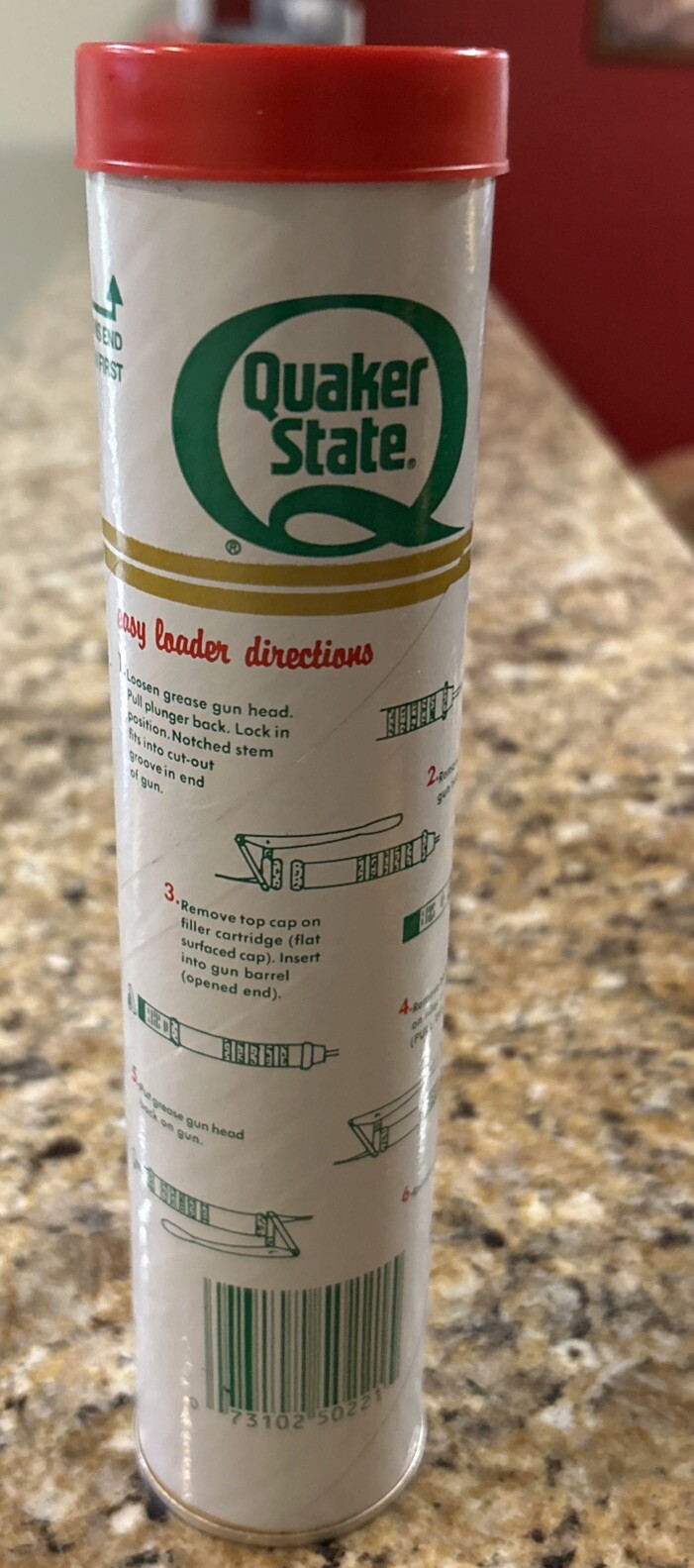 Vintage Quaker State  Multi - Purpose Grease and Wheel Bearing Lubricant 14 OZ