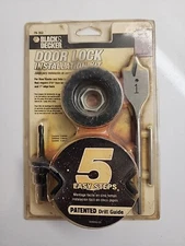 BLACK & DECKER DOOR LOCK INSTALLATION KIT SET 2 1/8 HOLE SAW # 79-352