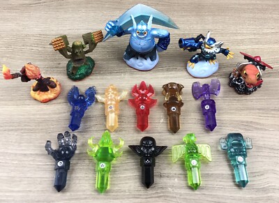 15 Skylanders Figuren   5 Figuren + 10 Fallen (KAOS)   Sammlung #Z+
