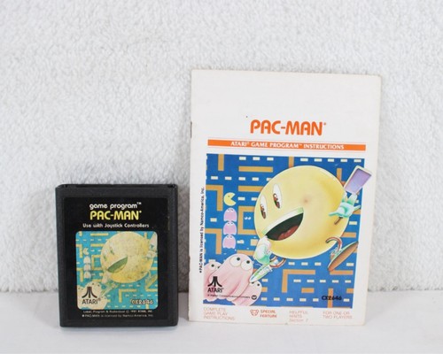 Cartouche Atari 2600 Pac-Man (1981) – Jeu Vidéo Vintage Années 80