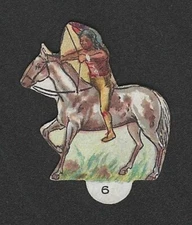 c1880s N143 Honest Tobacco Card - Buffalo Bill Wild West Show - #6 Indian Horse