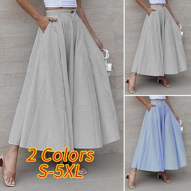 Striped top skirt 4xl