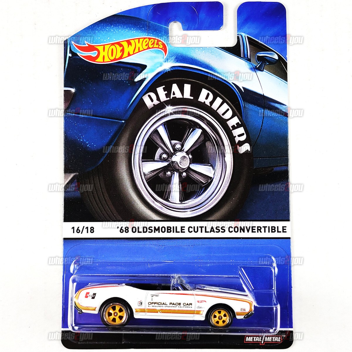 Hot Wheels 68 OLDSMOBILE CUTLASS CONVERTIBLE Heritage REAL
