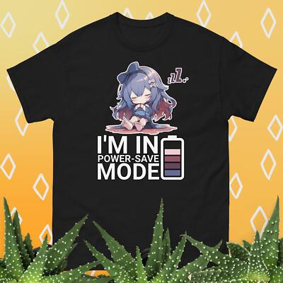 Kawaii Girl Tshirt - I'm In Power-Save Mode V2