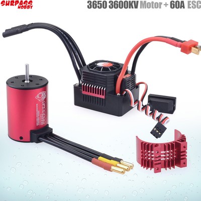 SURPASS HOBBY KK Waterproof Combo 3650 2300KV 3600KV Brushless Motor&ESC