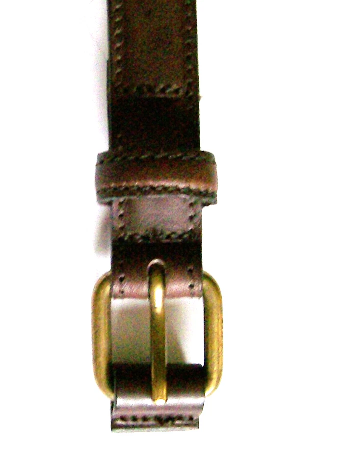 Hobbs Devon Belt Chocolate dark brown leather 2 cm wide Size M Medium brand new - Image 2 of 4