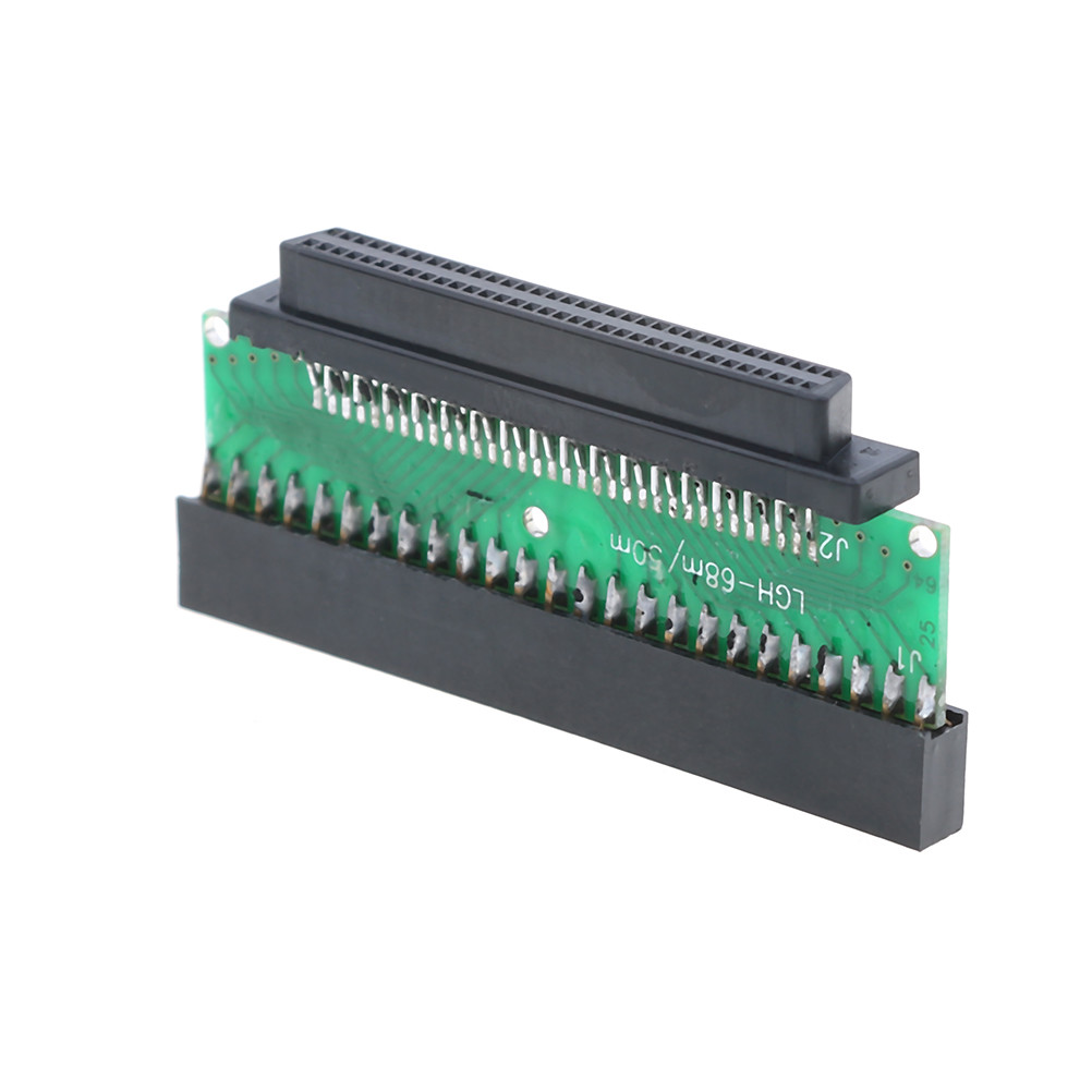 SCSI HD 68 pin to IDC 50 pin adapter card SCSI 6850 femalefemalHu