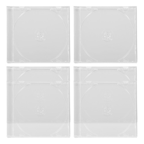 6 Pcs CD-Hülle Reisen Transparente CD-Hüllen Schmale Jewel Cases - Bild 4 von 12