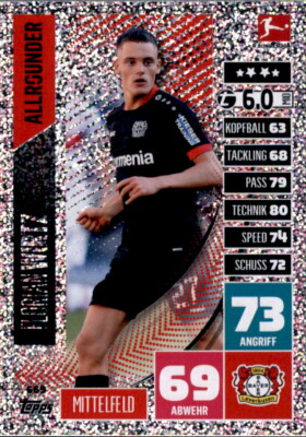 Match Attax Extra 20/21 - 669 Florian Wirtz Allrounder