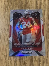 2021 Prizm Draft Picks Shaun Wade Silver All American Prizm Patriots Rookie RC